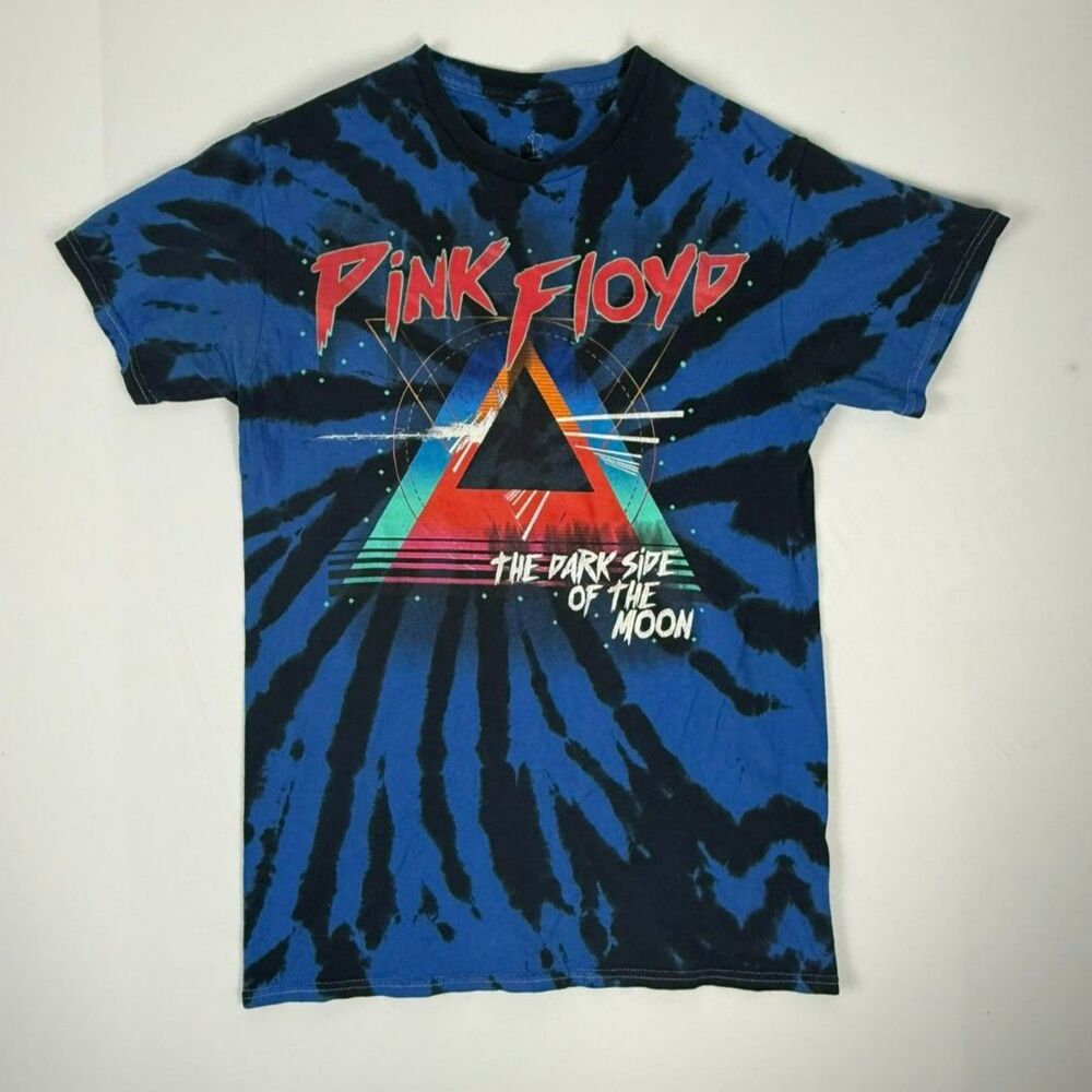 Pink Floyd 2017 Dark Side of The Moon 100% Cotton Tie Dye Tee - S